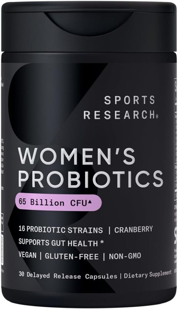 Sports Research Probiotics with Prebiotics & Cranberry