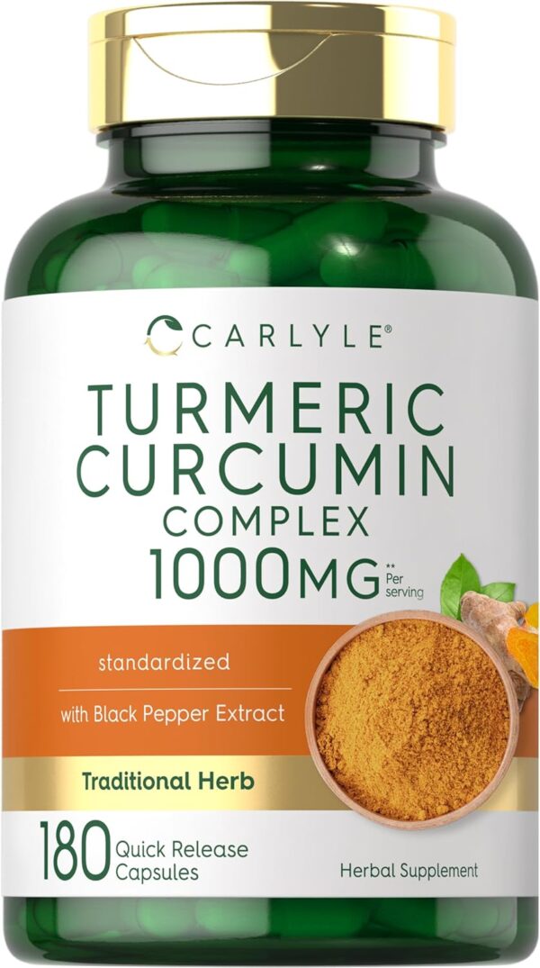 Carlyle Turmeric Curcumin with Black Pepper 1000mg