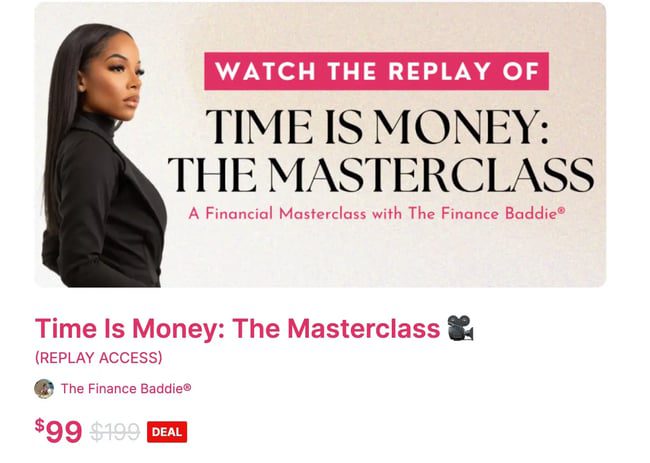 time is money couse from the finance baddie